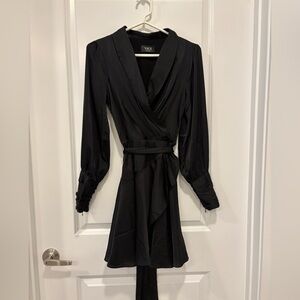 Vici Elegant Black Long Sleeve Dress
